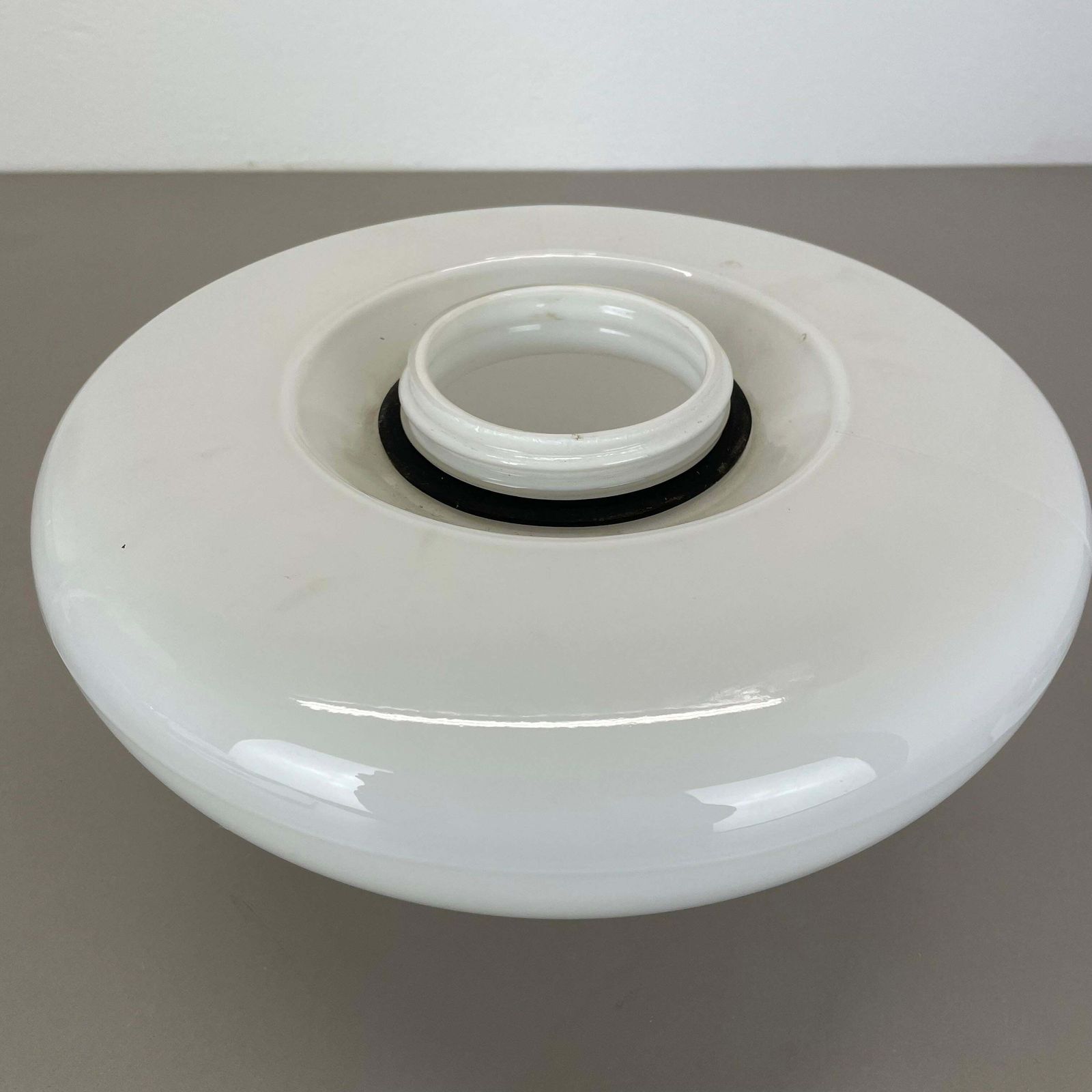1046.0 30cm Glass Ceiling Wall Light "Wv339" By Wilhelm Wagenfeld Lindner Germany, 1960 photo