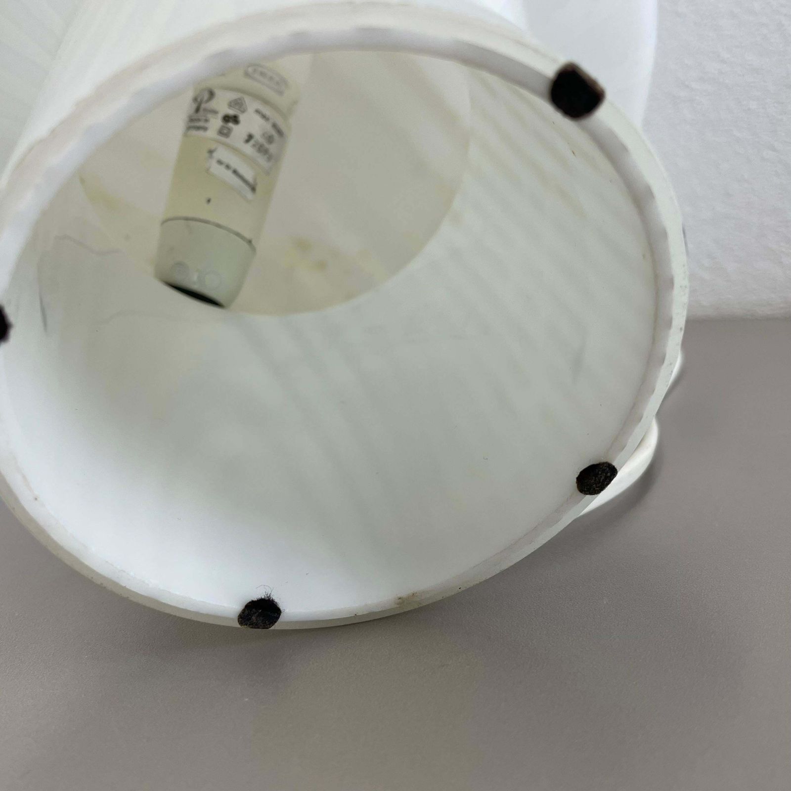 photo buy Original Glass Mushroom Zebrano Desk Light By Peill & Putzler Germany 1970s No2