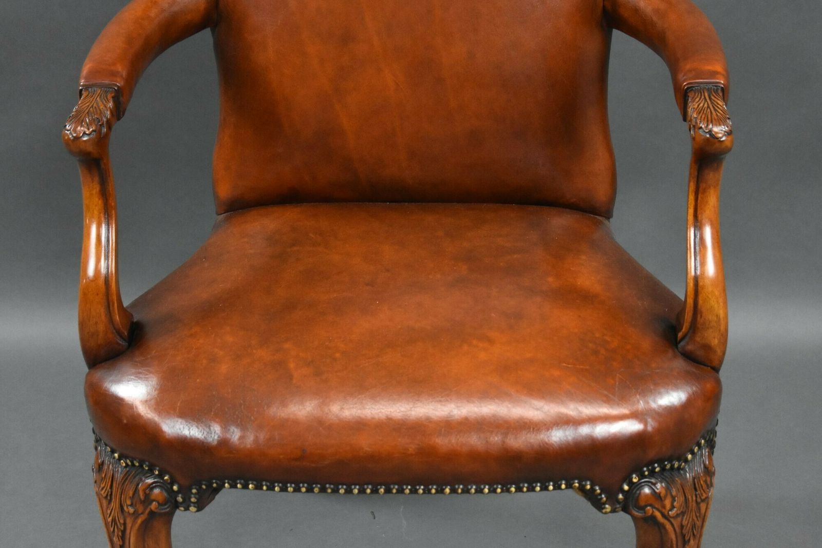 Set Of 7 Hand Dyed Leather Armchairs photo 9750.0