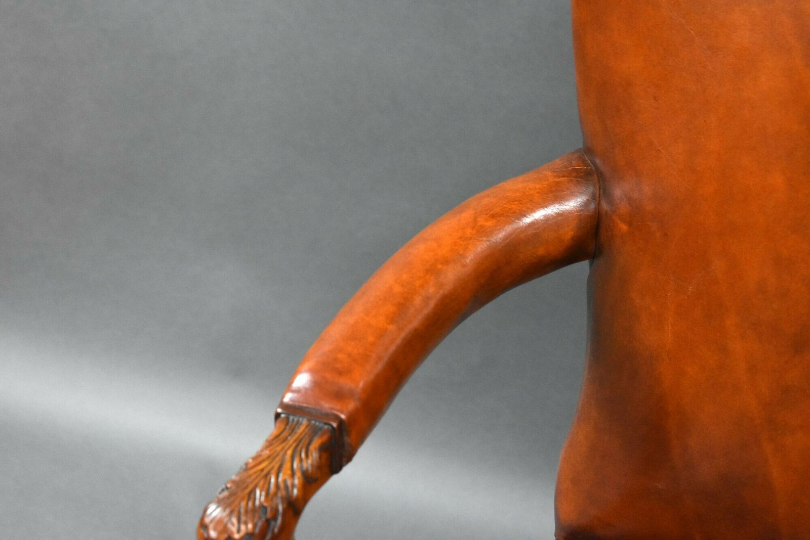 Set Of 7 Hand Dyed Leather Armchairs photo vinterior