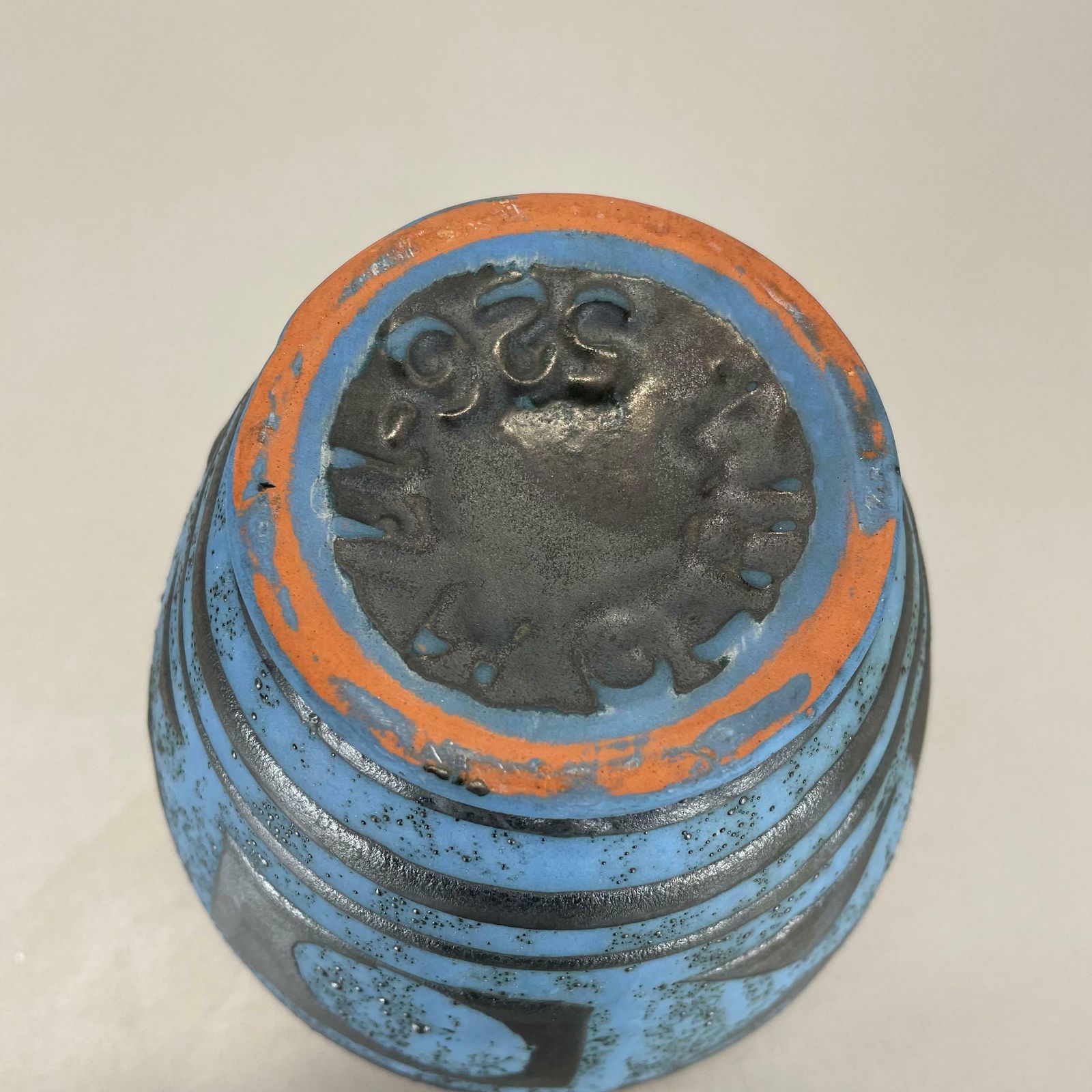 photo vintage Fat Lava Ceramic "Ankara" Vase By Heinz Siery Carstens Tönnieshof, Germany 1960s