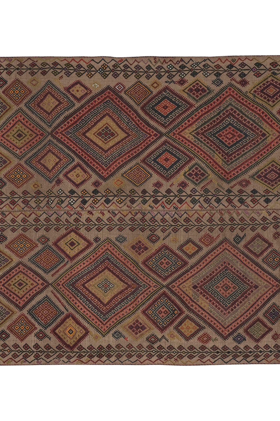 Turkish Jajim Kilim Rug  175 X 203 Cm photo Textiles