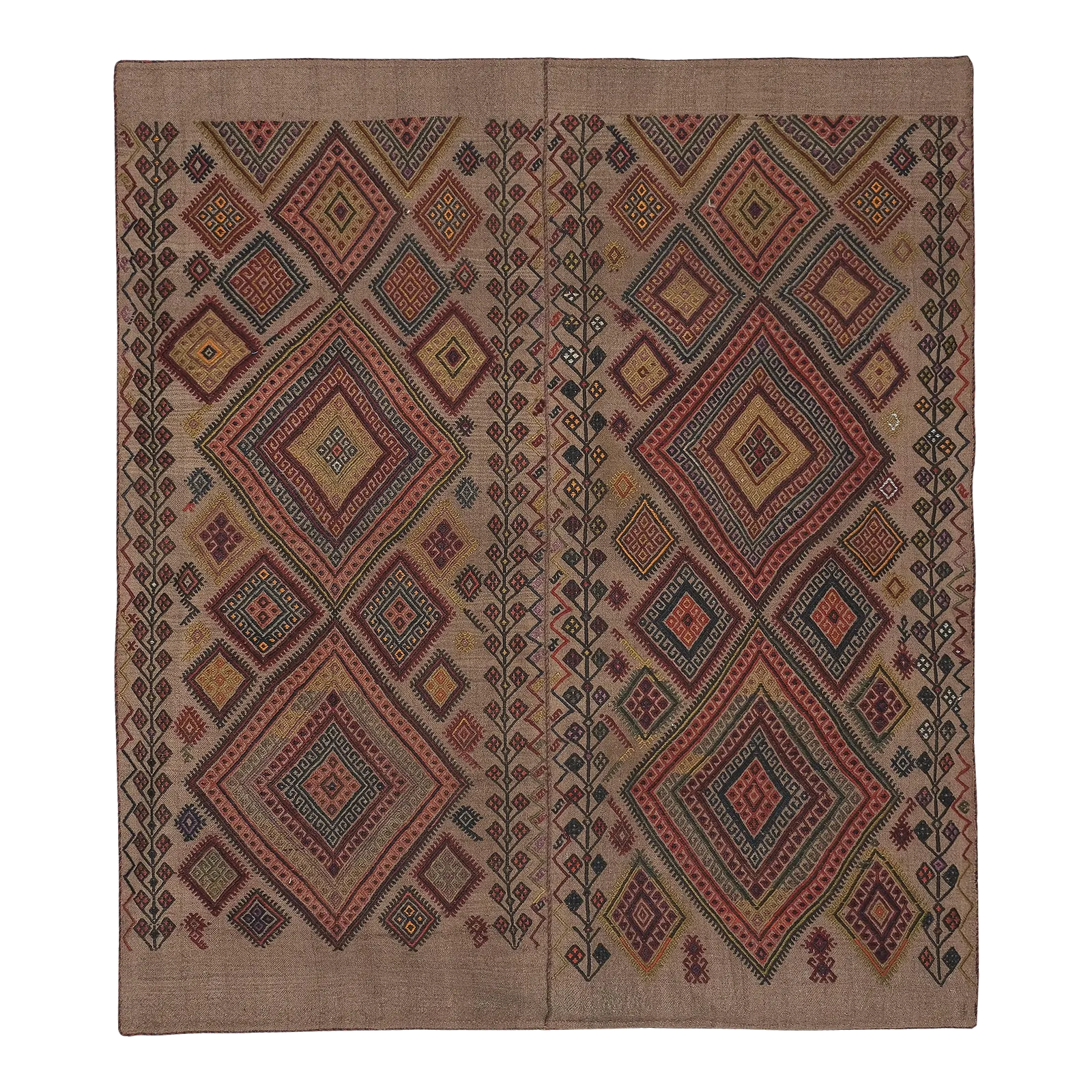Turkish Jajim Kilim Rug  175 X 203 Cm