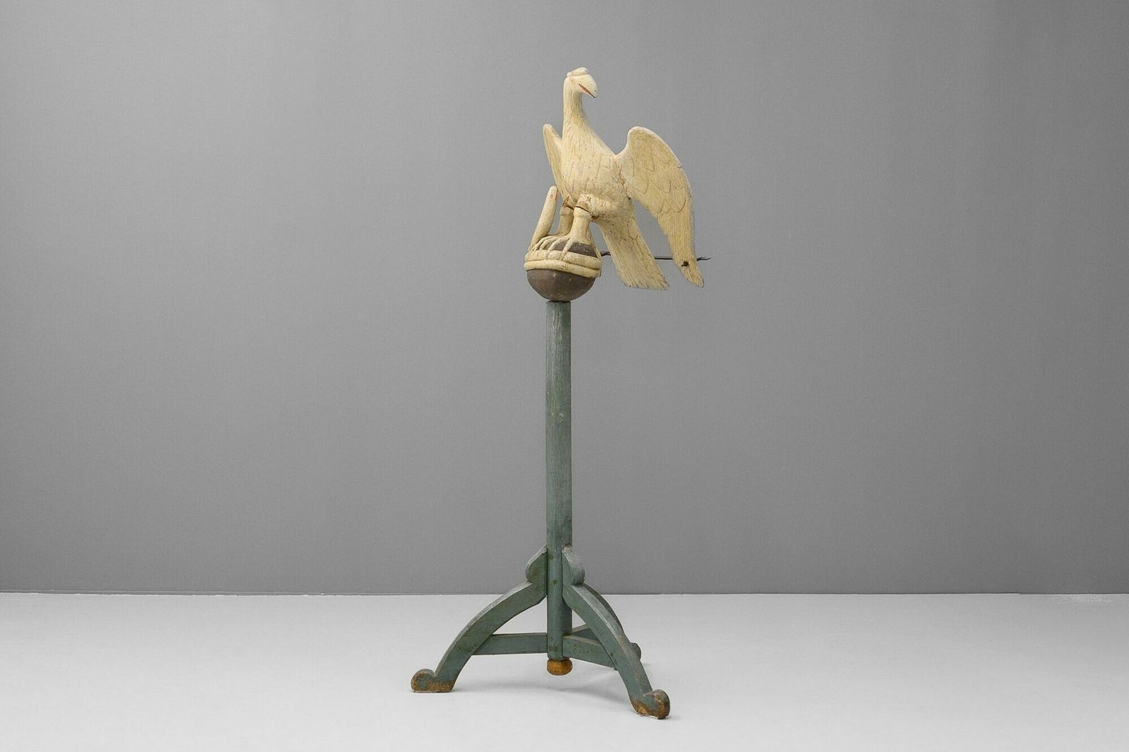 Carved Wooden Eagle Lectern, 1800s photo for sale