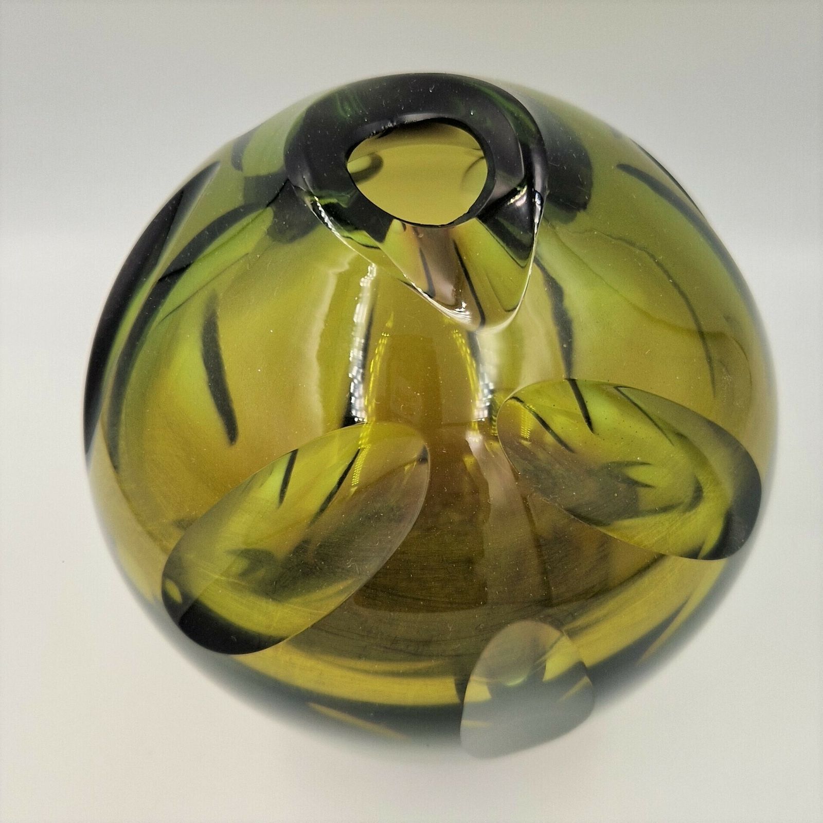Wmf Glass Vase By Erich Jachmann For Wmf. 1950   1959 photo vinterior