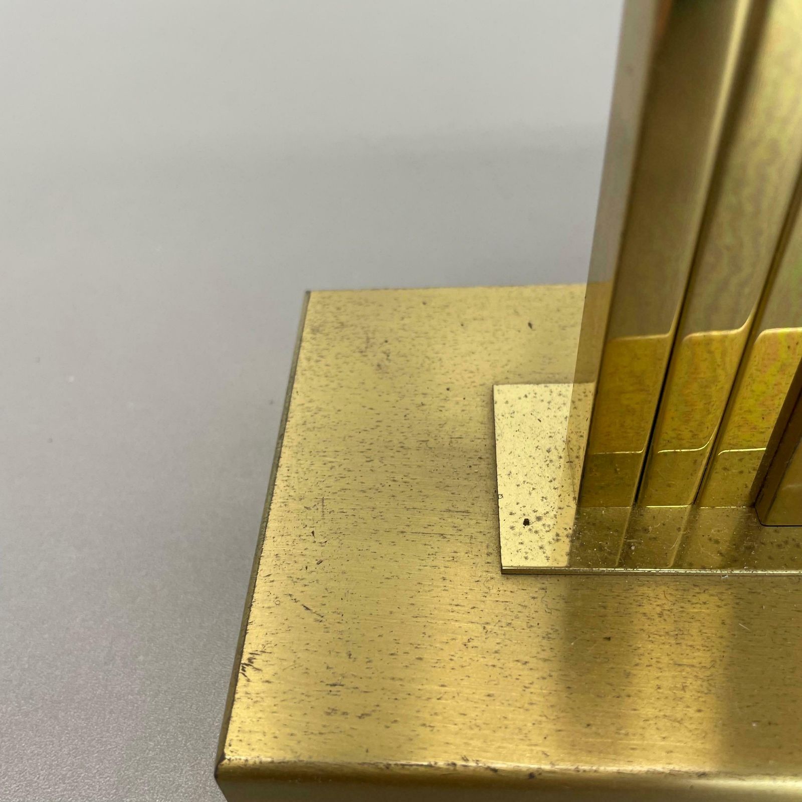 photo buy Hollywood Regency Style Brass And Acryl Table Light By Wkr Lights, Germany 1970s