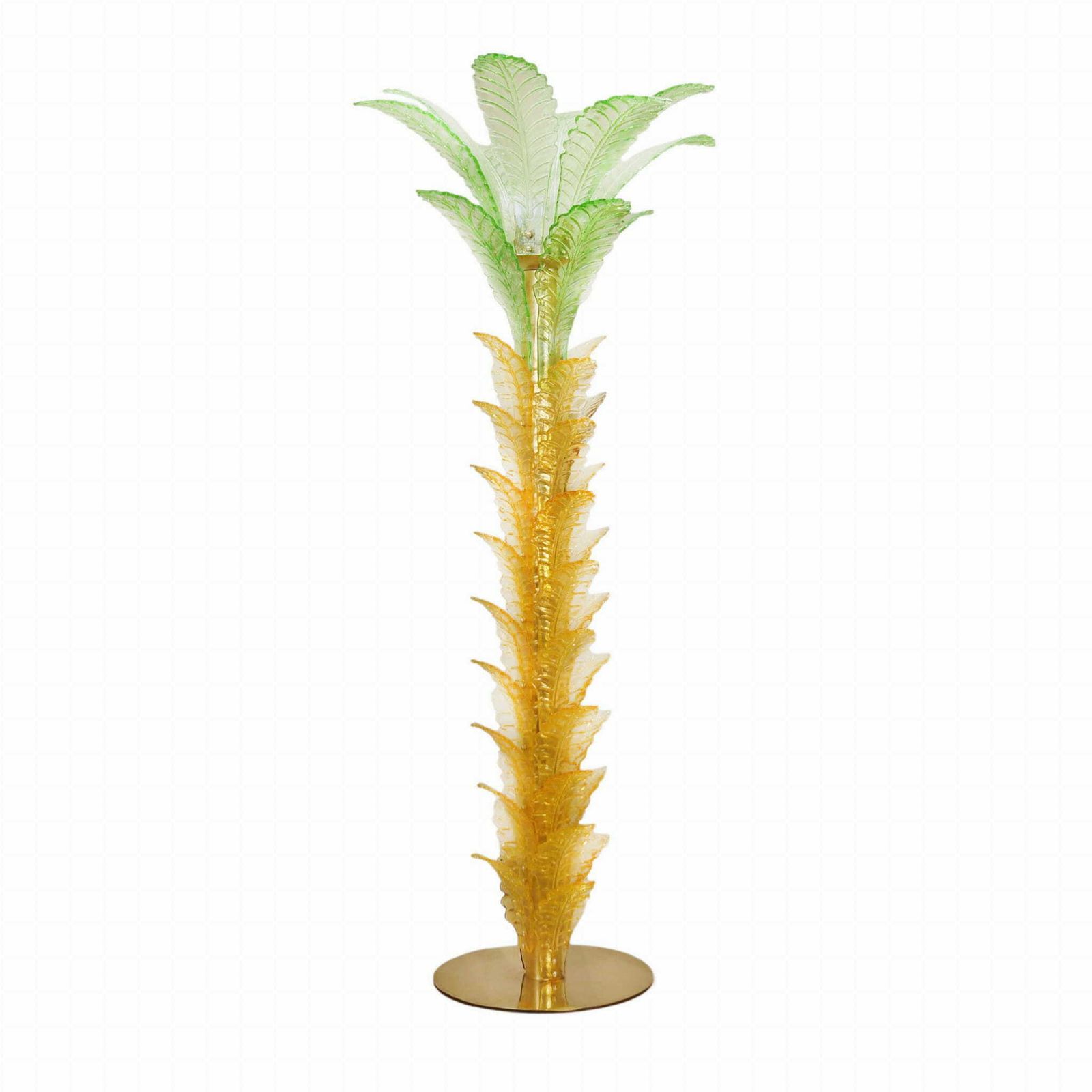 Palma Lamp, Murano Glas, Italiaans Design, Jaren 1970, Productie: Italië