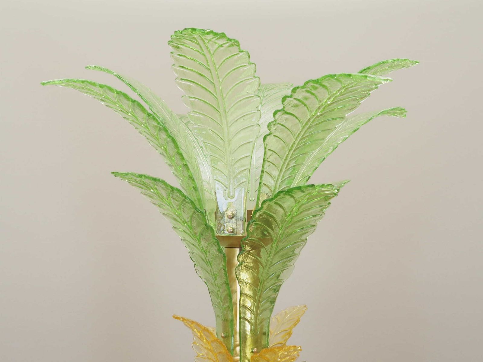 Palma Lamp, Murano Glass, Italian Design, 1970s, Manufacture: Italy photo for sale