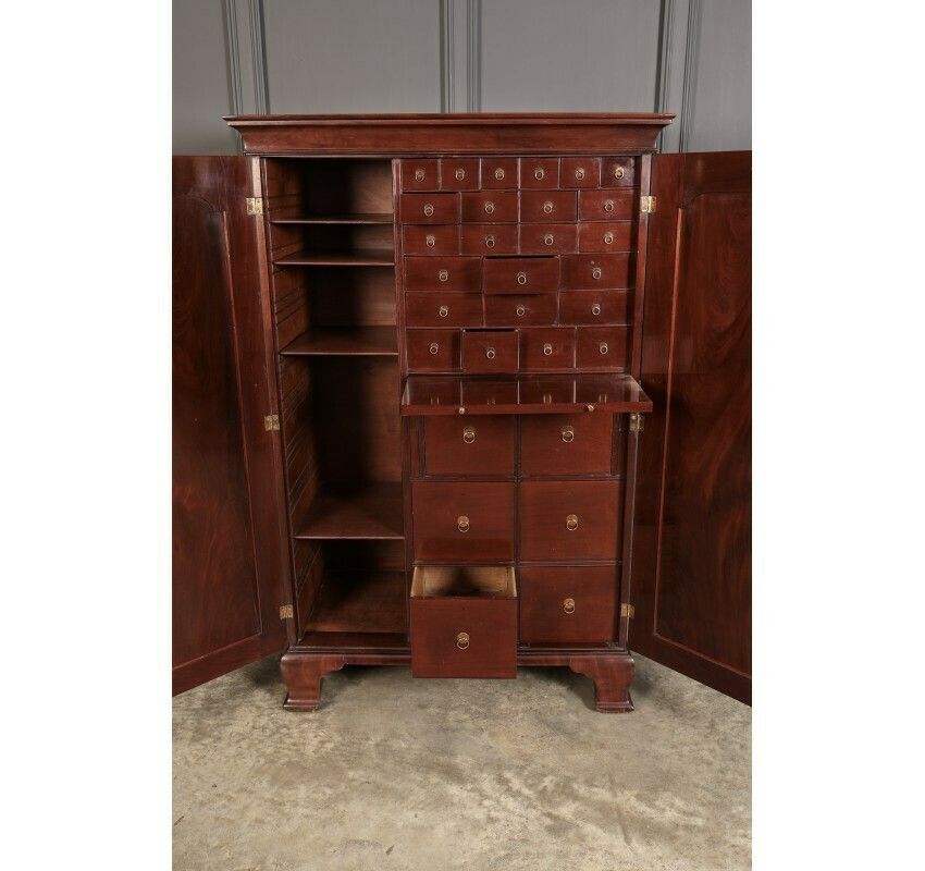 Rare George III Mahogany Apothecary Cabinet photo buy