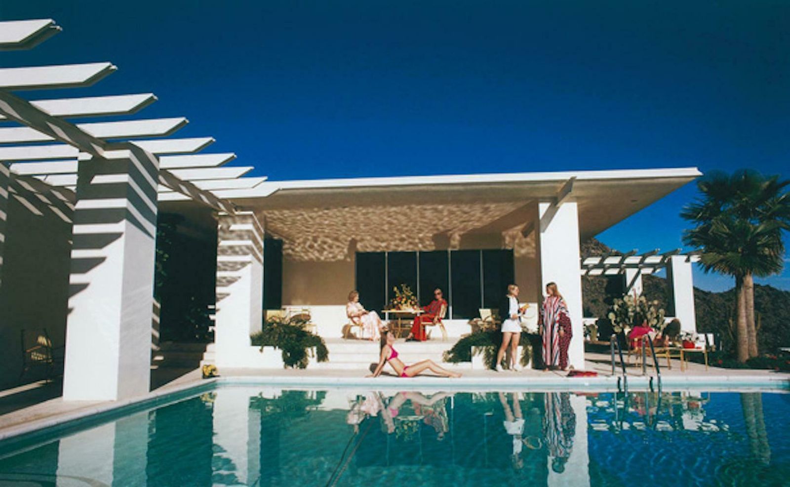 Poolside In Arizona By Slim Aarons