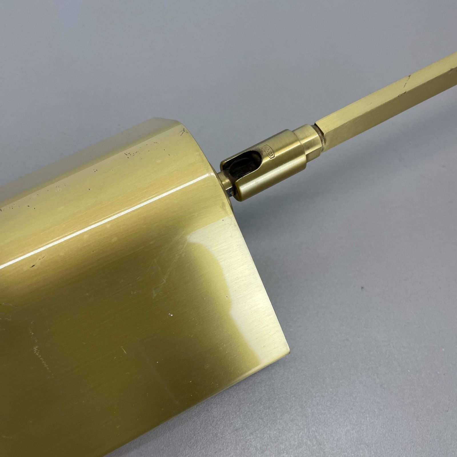 Large 77cm Stilnovo Style Omi Swing Arm Brass Acryl Glass Wall Light Italy 1970s photo buy