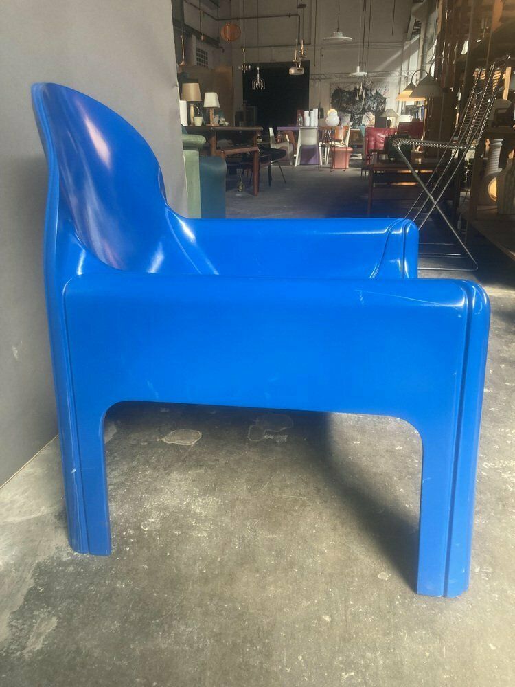 Blue Model 4794 Armchair By Gae Aulenti For Kartell, 1974 photo 1781.0