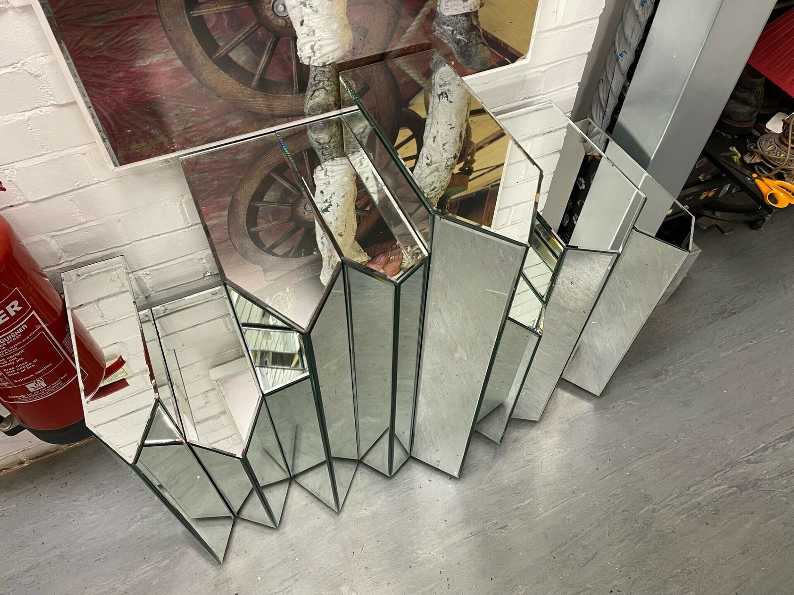 Mirrored Geometric Table photo 485.0