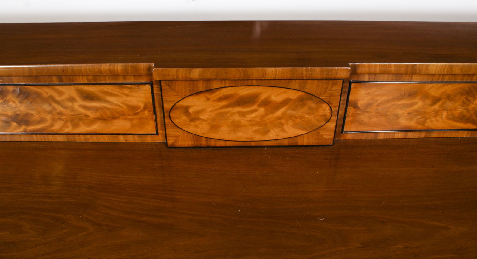 Antique George III Scottish Flame Mahogany Sideboard 19th Century photo for sale