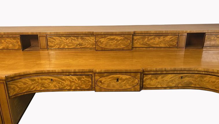 photo buy Antique George III Scottish Flame Mahogany Sideboard 19th Century