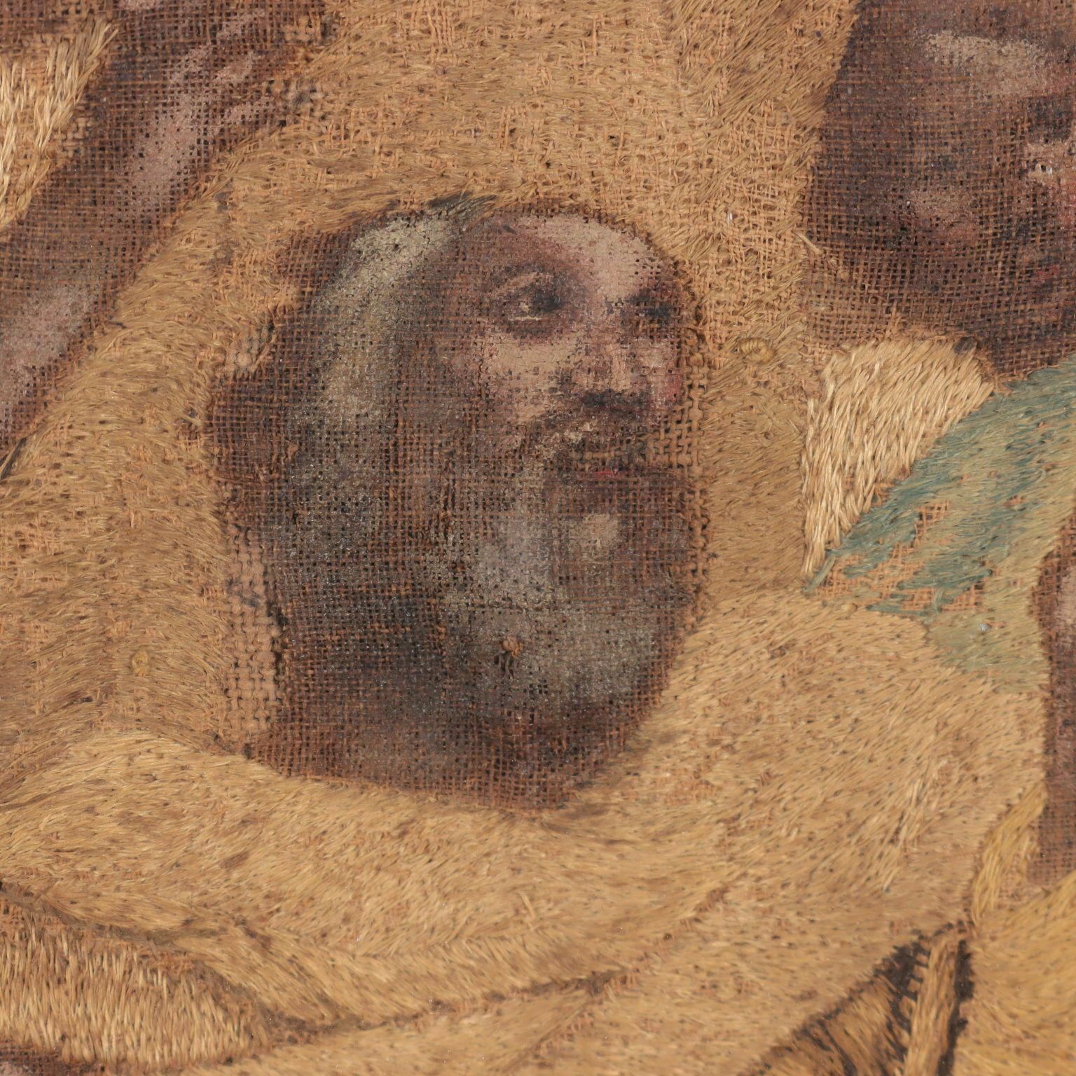 Plato's Academy Silk Tapestry Italy XVII XVIII Century photo for sale