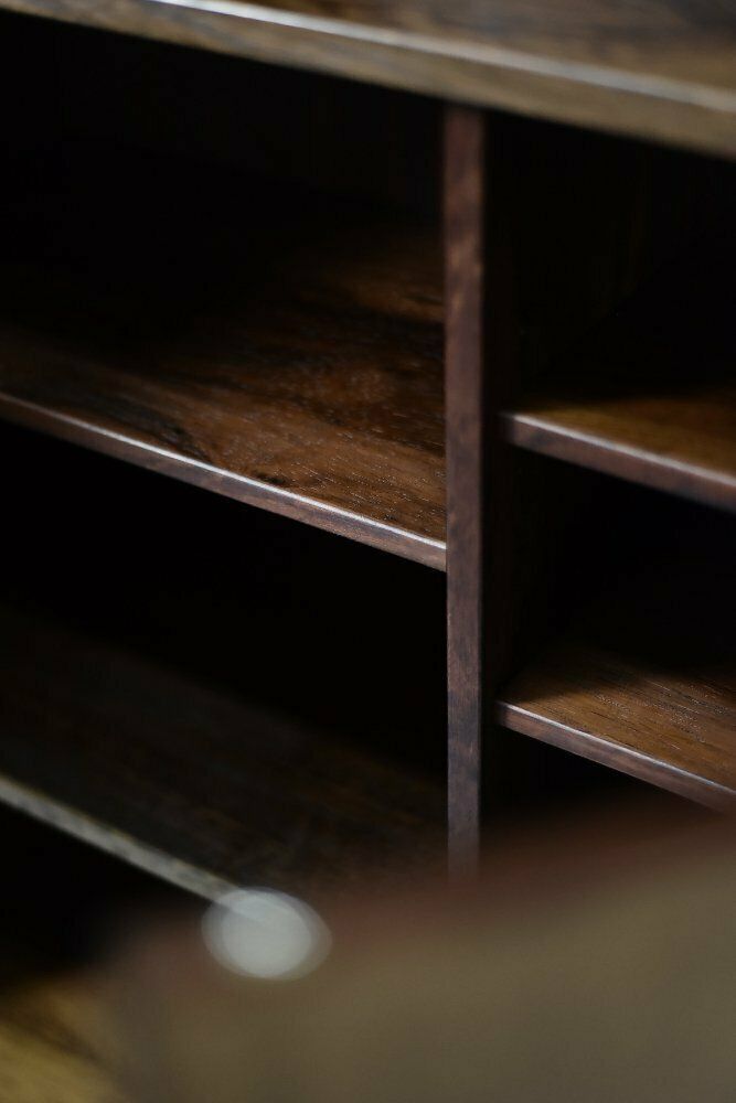 photo furniture Mid Century Scandinavian Modern Rosewood Highboard With Bar By æ. Jensen & T. Mølholm For Herning, 1960s