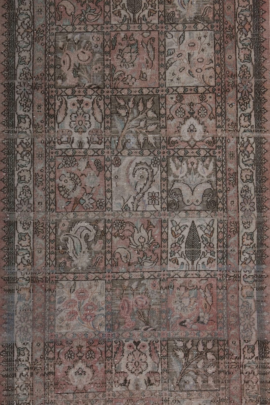 Vintage Anatolian Floral Runner Rug 82 X 380 Cm photo 610.0