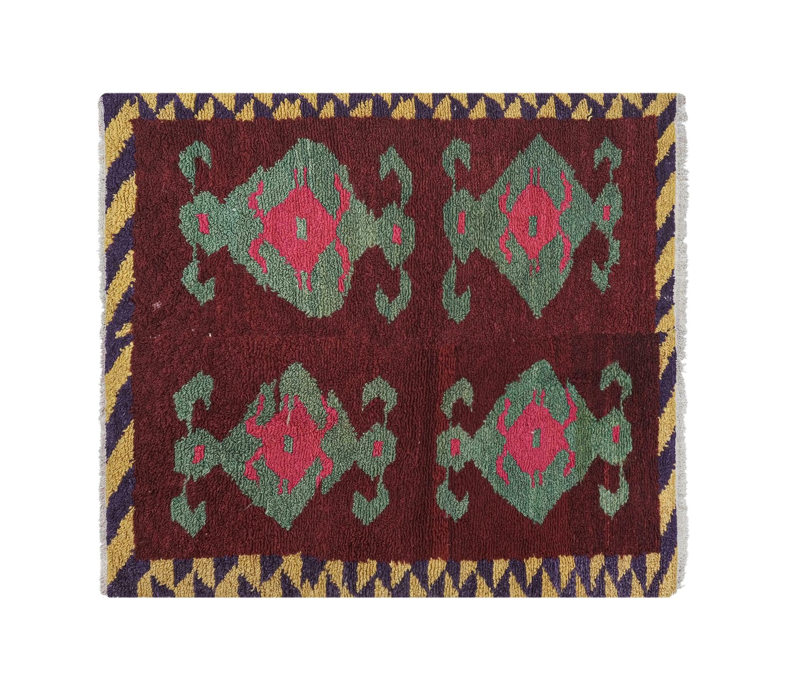 1970 Vintage Turkish Tulu Rug 115 X 130 Cm photo buy