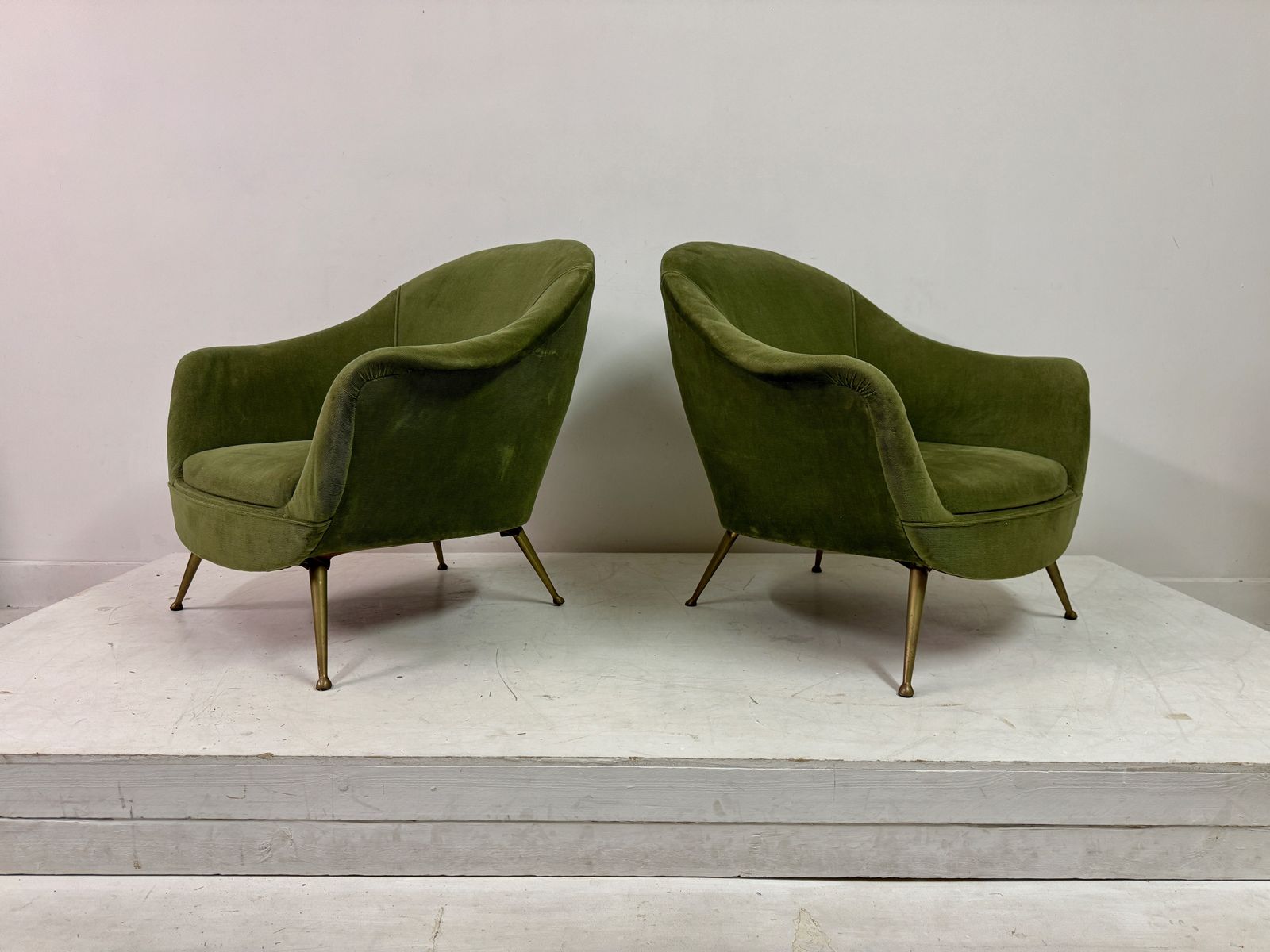 1950.0 Pair Of 1960s Italian Armchairs photo