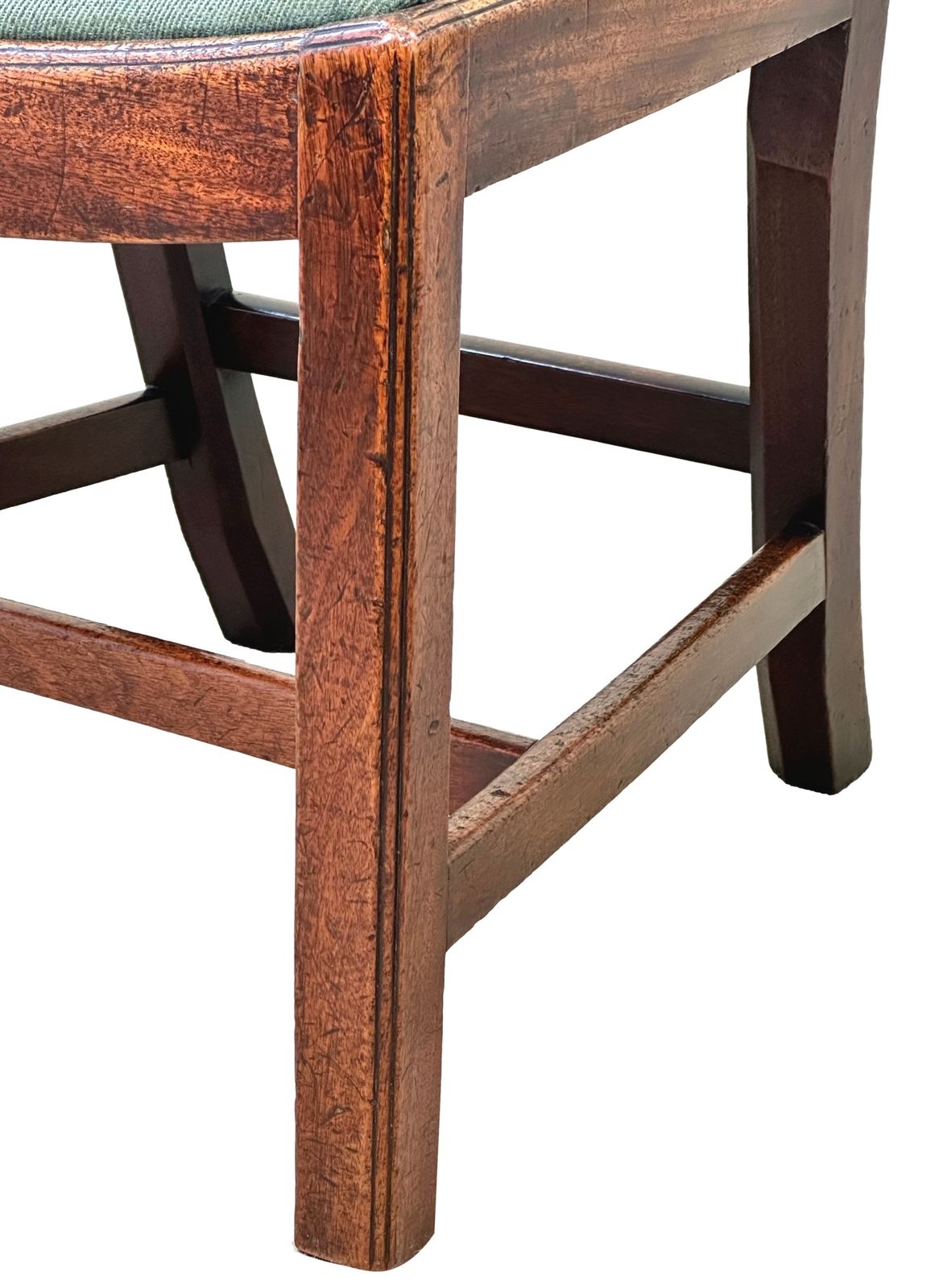 Georgian 18th Century Pair Of Side Chairs (England, Circa 1770) photo vintage