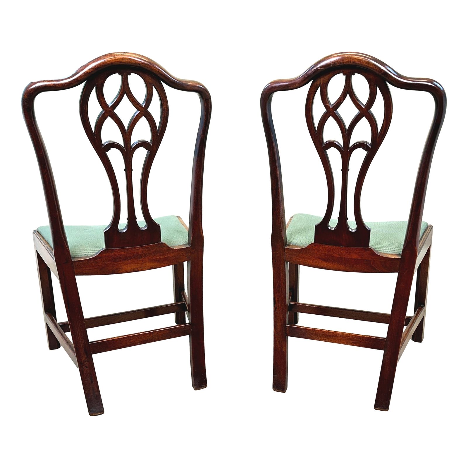 photo furniture Georgian 18th Century Pair Of Side Chairs (England, Circa 1770)