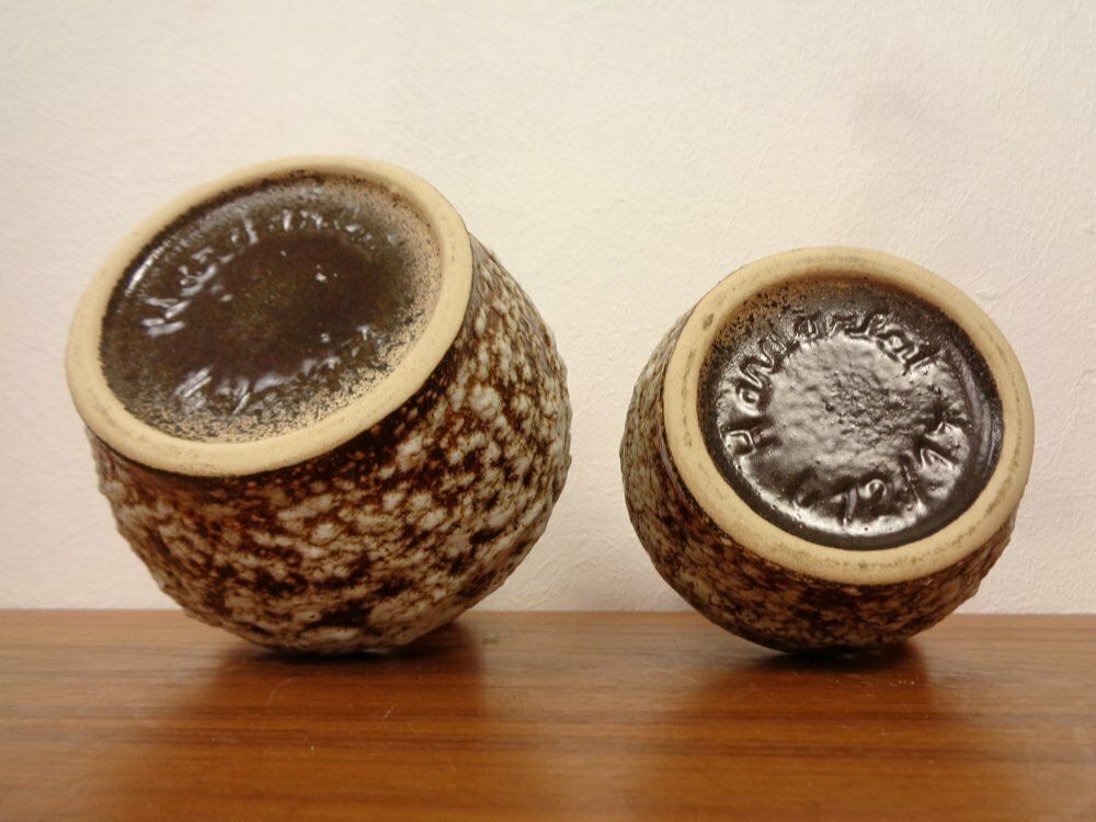 photo furniture Fat Lava Ceramic Vases From Jopeko, 1970s, Set Of 2
