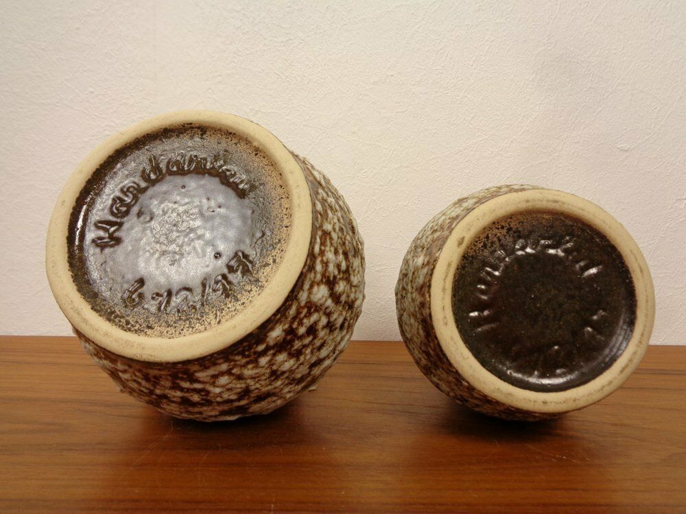 photo for sale Fat Lava Ceramic Vases From Jopeko, 1970s, Set Of 2