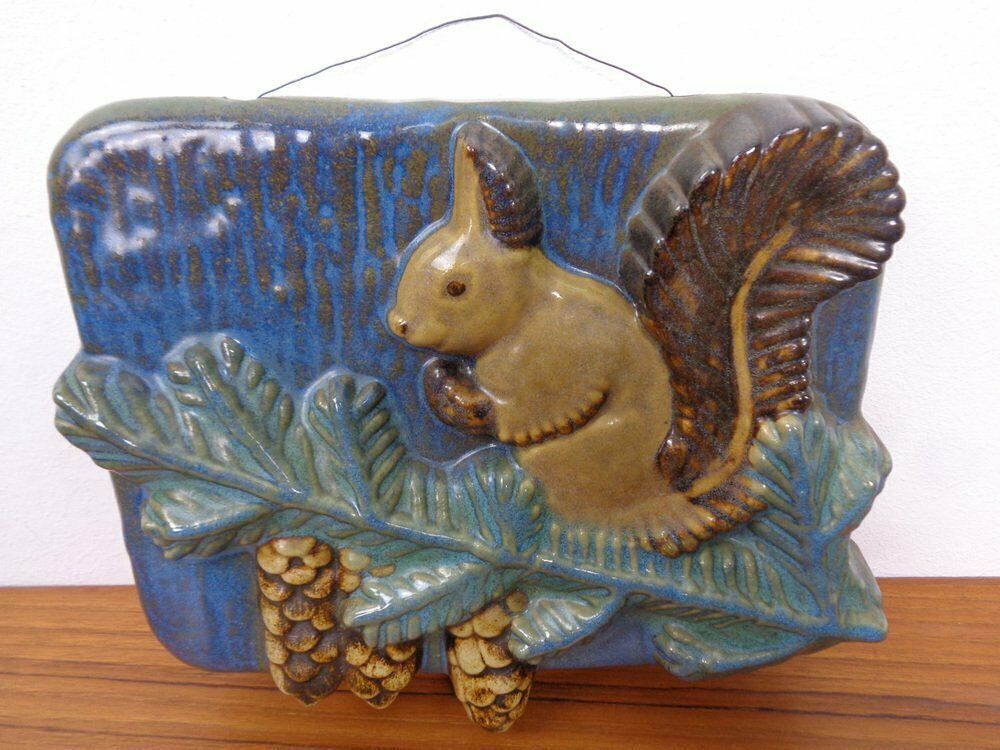 Stoneware Studio Ceramic Wall Plaque From Ego Lidköping, Sweden, 1960s, 1970s photo buy