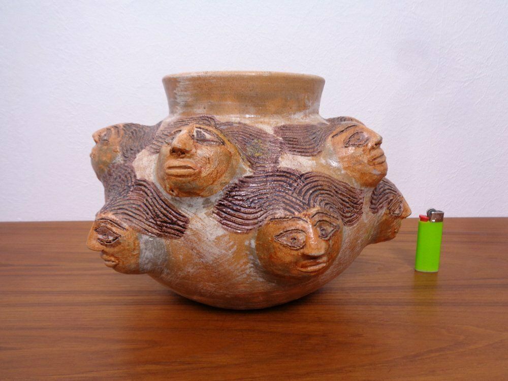 Studio Ceramic Vase By Dolores Porras, Mexico, 1990s photo 1071.0