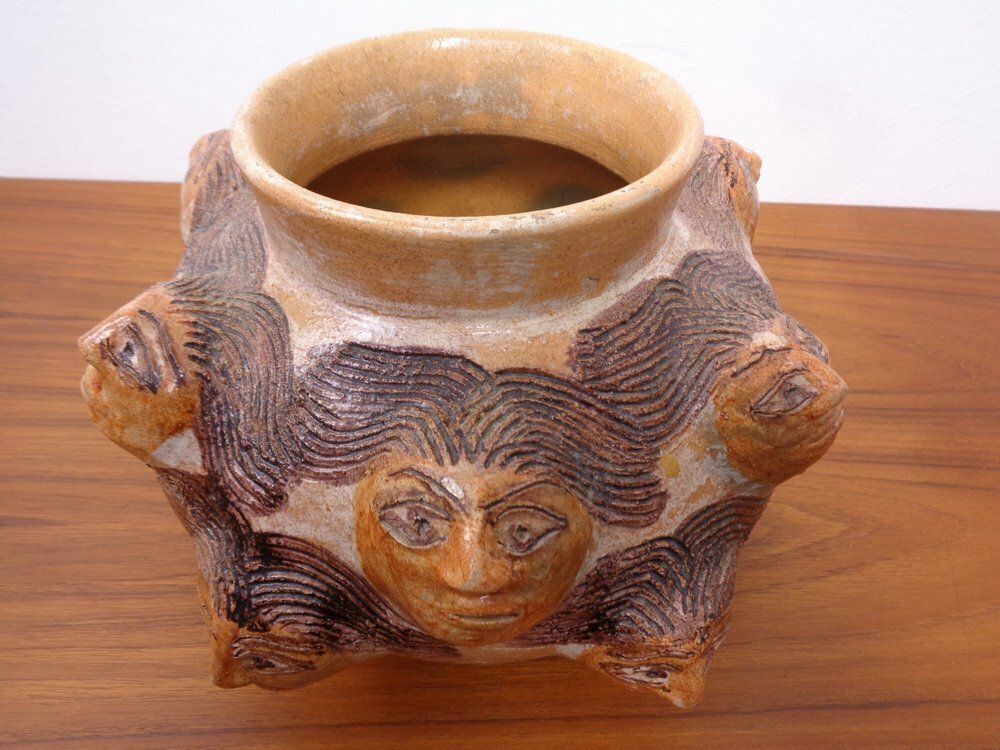 photo for sale Studio Ceramic Vase By Dolores Porras, Mexico, 1990s