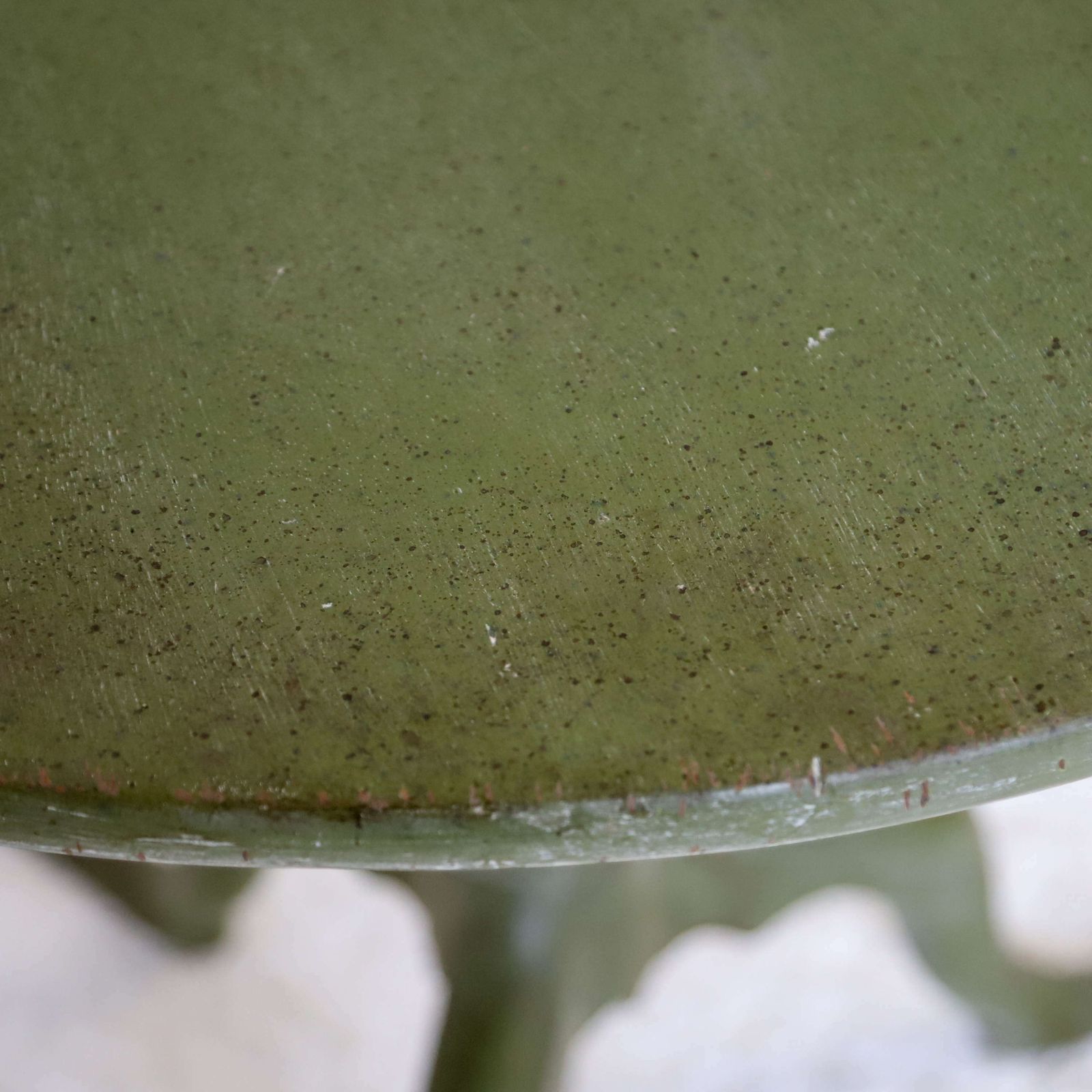 English Georgian Period Provincial Tripod Table With Later Paint photo vintage