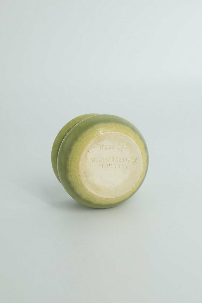 Small Mid Century Scandinavian Modern Collectible Stoneware Candleholder From Gunnars Ceramics Höganäs, 1960s photo 100.0