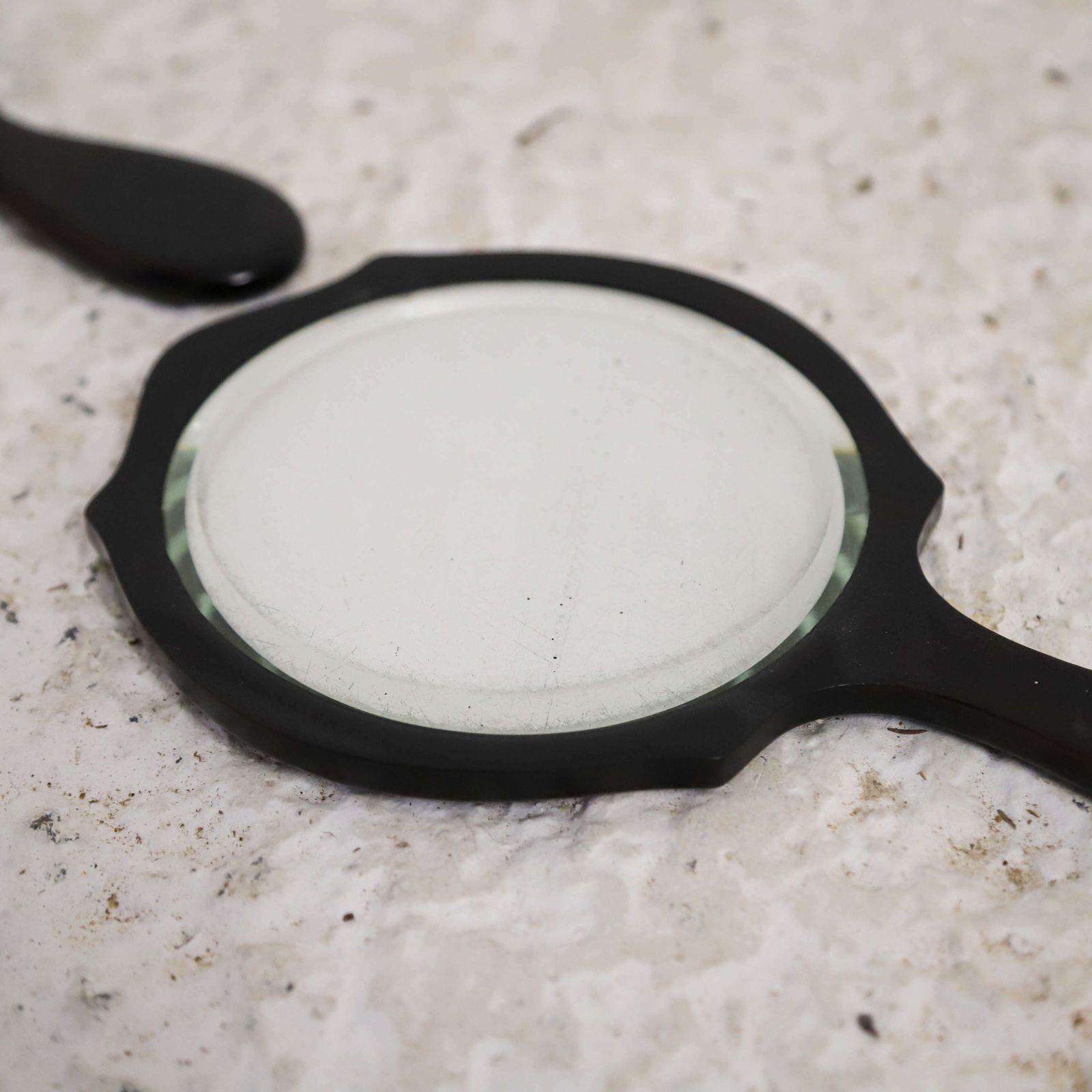 Late 19th/Early 20th Century Collection Of 8 Ebony Hand Mirrors photo vinterior