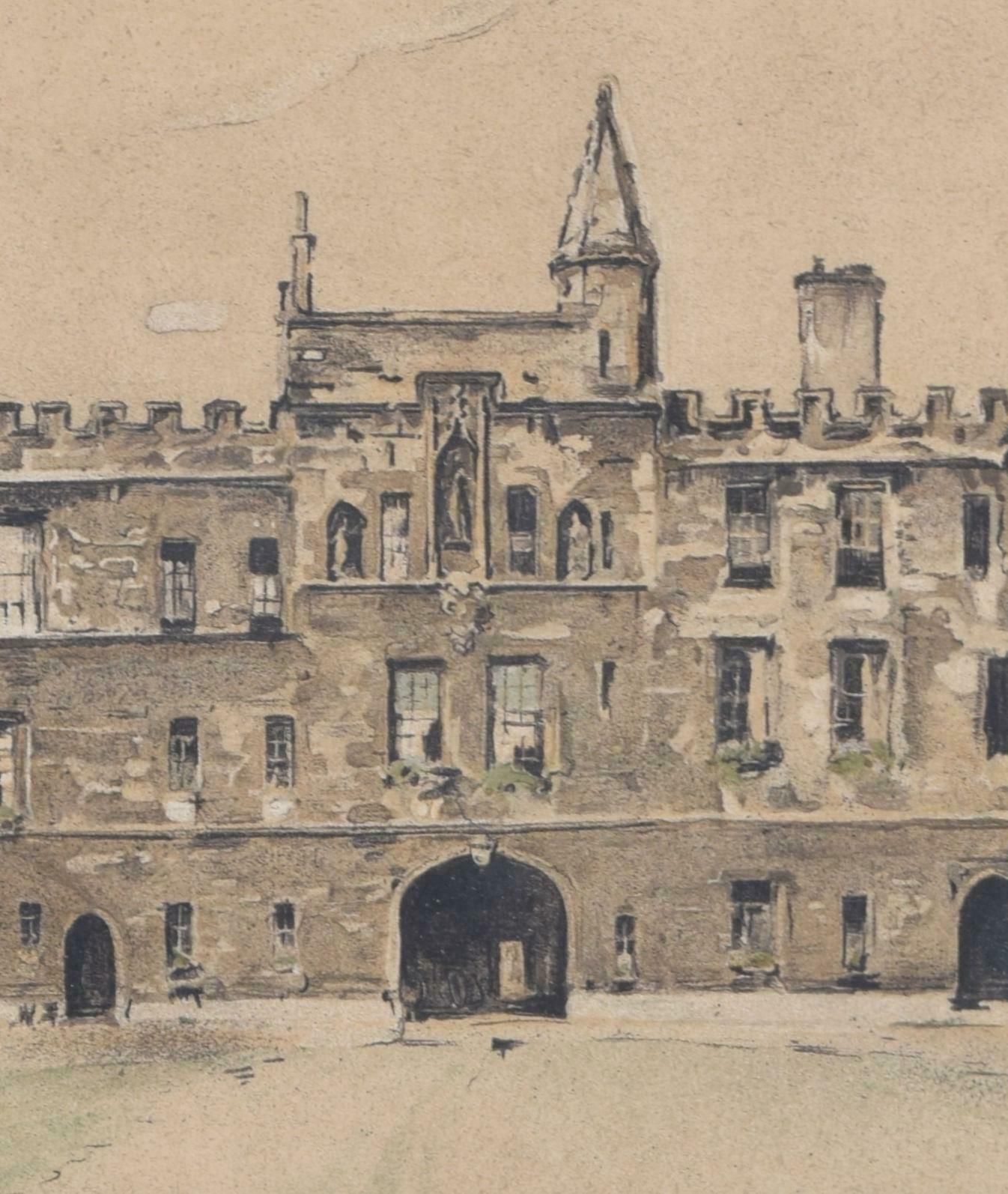 William Nicholson New College, Oxford Lithograph By William Nicholson 1902   1904 photo Art