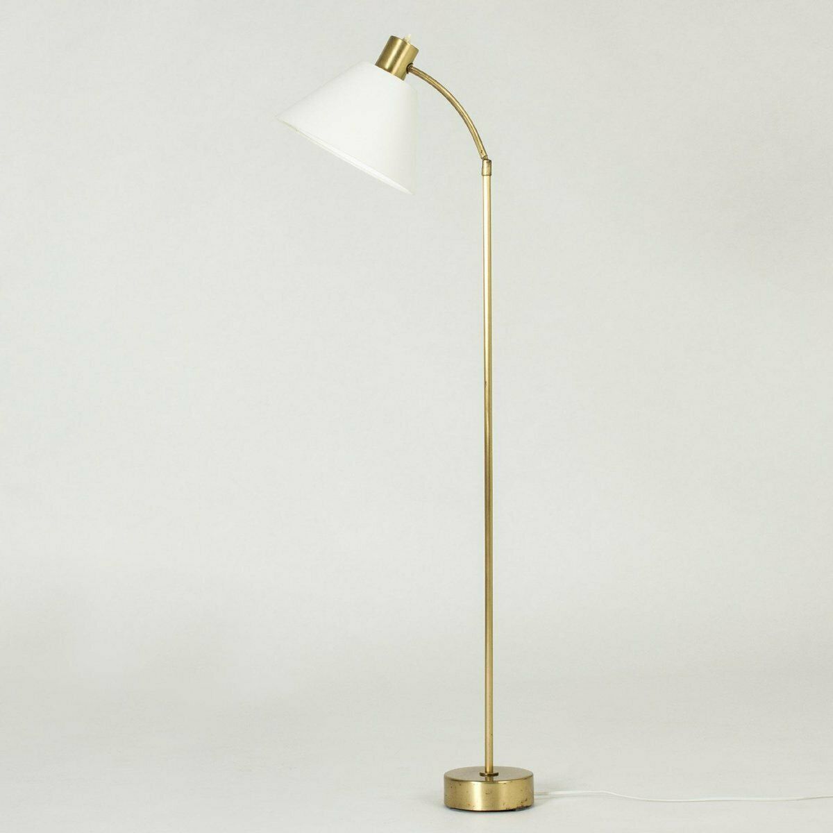 Vintage Brass Floor Lamp From Philips, 1950s