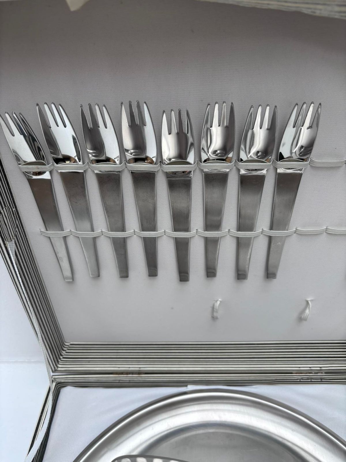 Dessert Set Modernist Flatware Fork Set Carl Auböck Design Morinox And Amboss 50s Postmodern Lunik 2060 Austrian Design Wedding Luxury Gift photo vintage