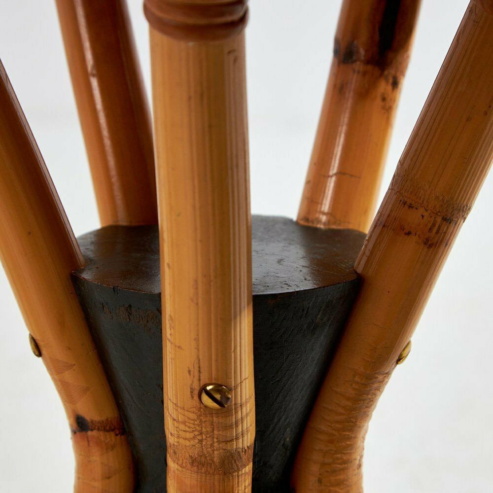 Bamboo Bar Stool, 1970s, Vintage photo 370.0