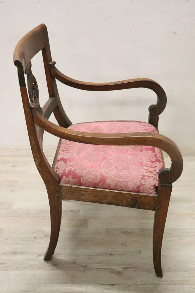 Armchair In Walnut, Late 18th Century photo Furniture