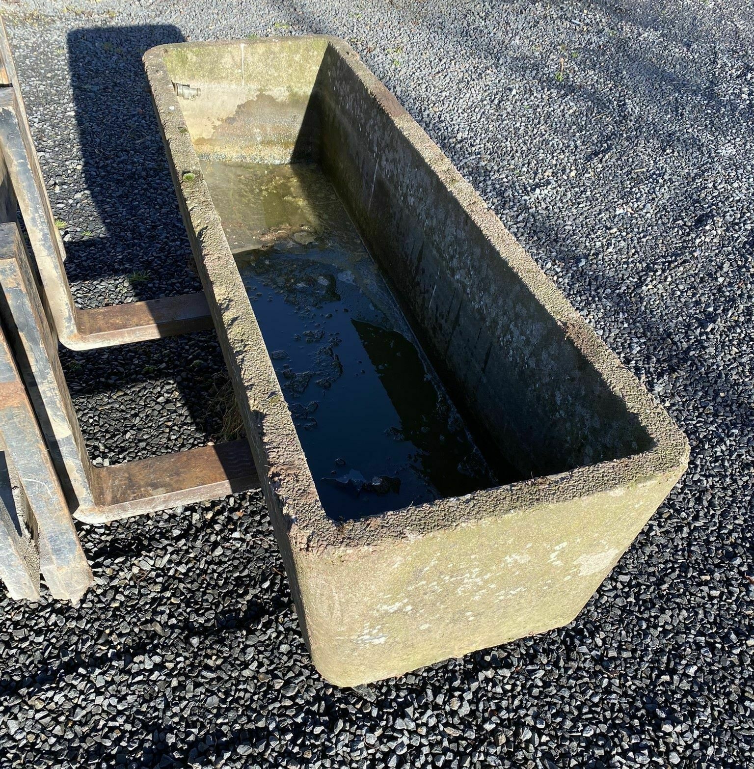 Large 1970s Concrete Garden Planter Water Trough photo 1500.0