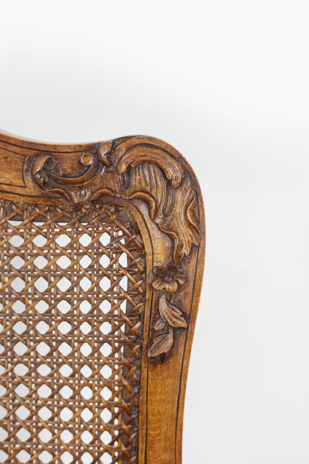 Jean Mocqué, Paire De Fauteuils Canné De Style Régence, Xxe Siècle photo Furniture