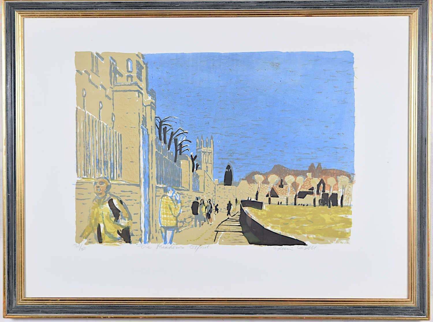 Edwin La Dell Christ Church Meadows, Oxford Lithograph By Edwin La Dell photo 1485.0