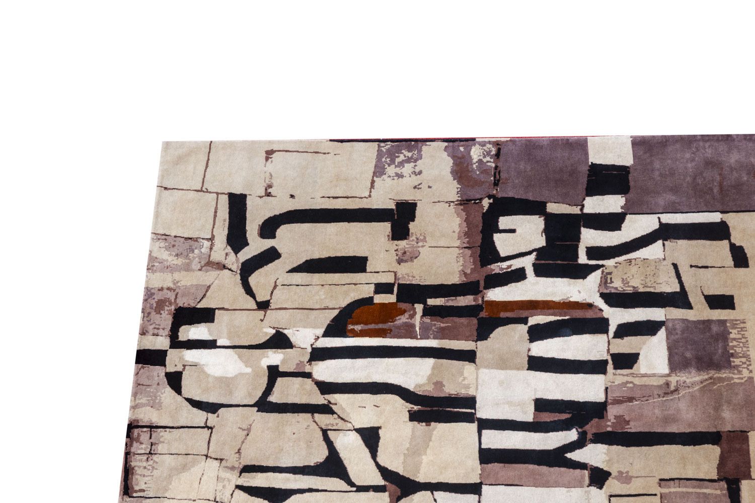 Hand Woven Tapestry, In Beige And Old Pink Tones. Year 2023. photo 13350.0