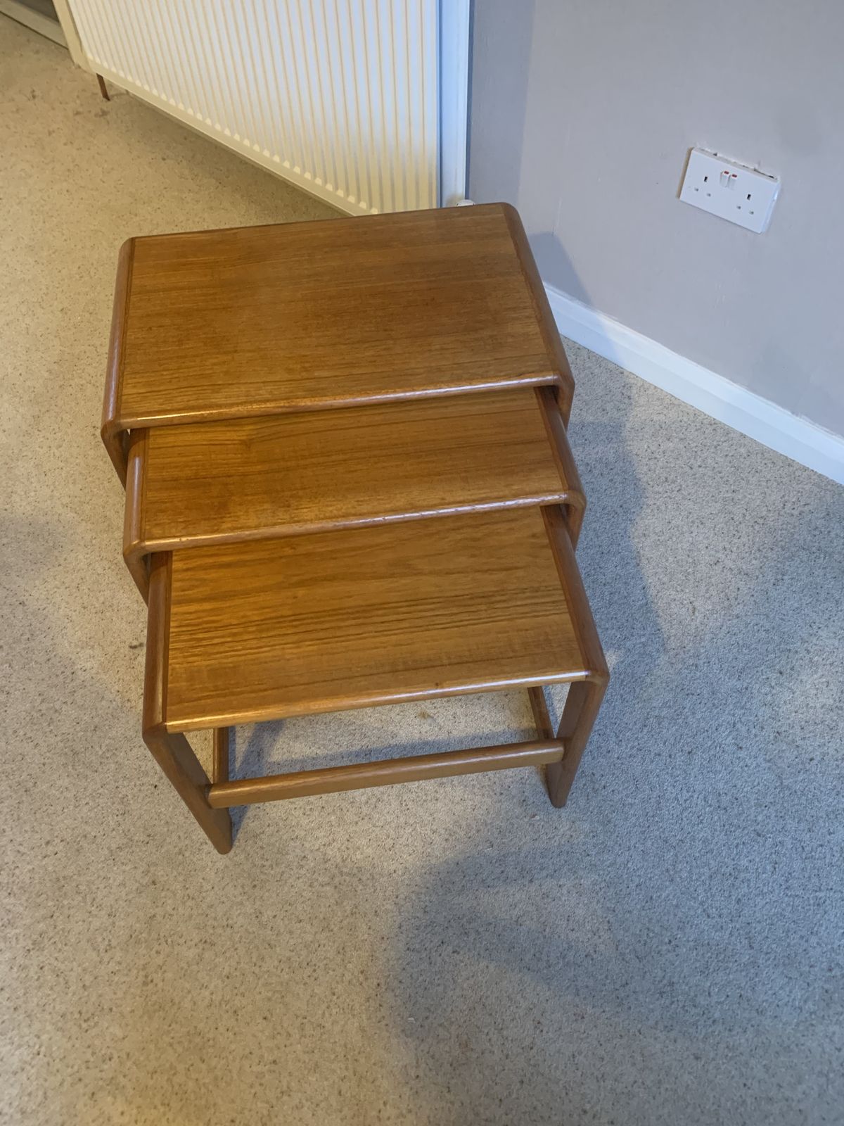 Mid Century Teak Nest Of Tables C 1970