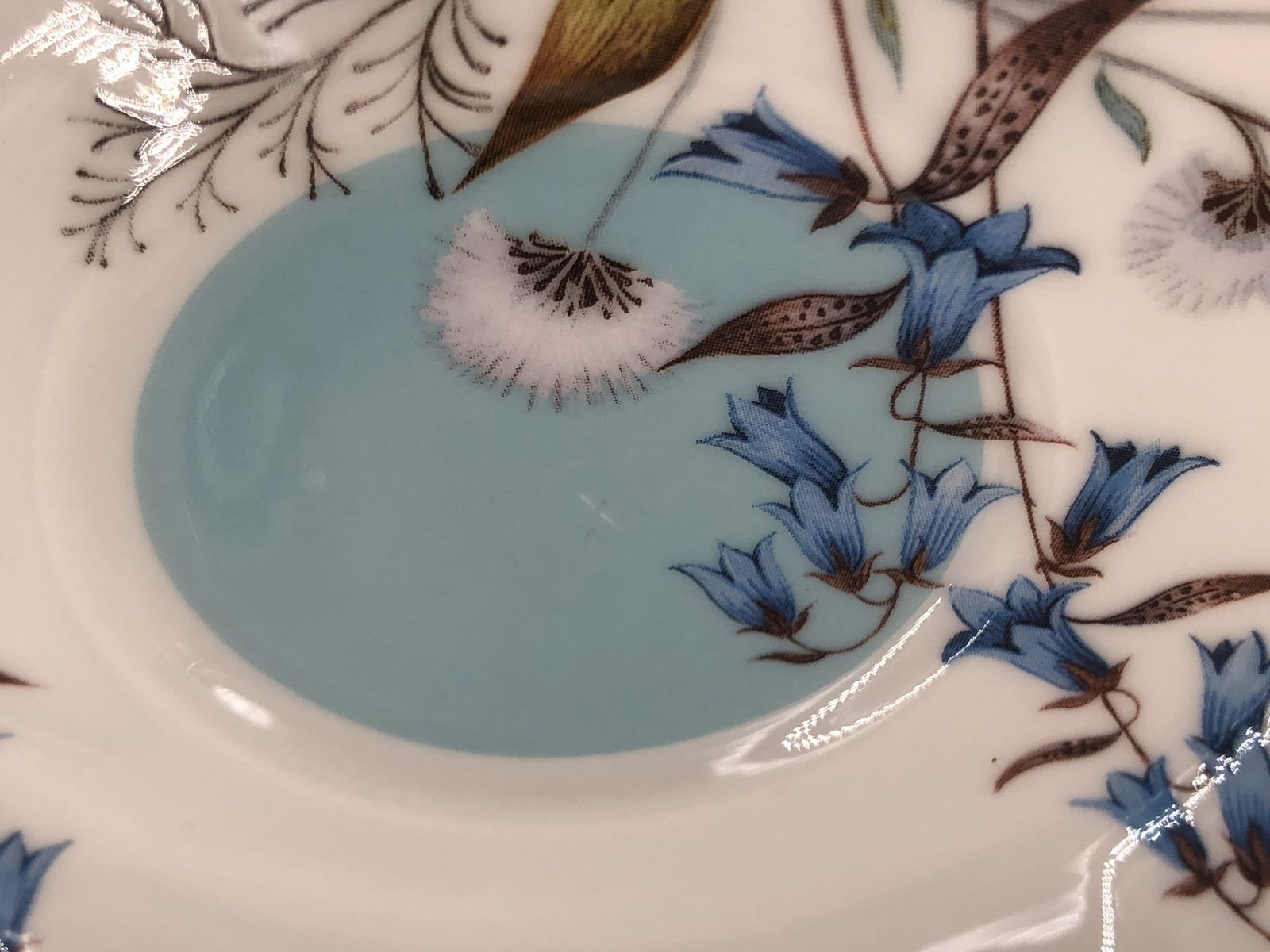 65.0 Royal Albert China 100 Years Festival Design Tea Cup, Saucer & Side Plate Trio Boxed. photo