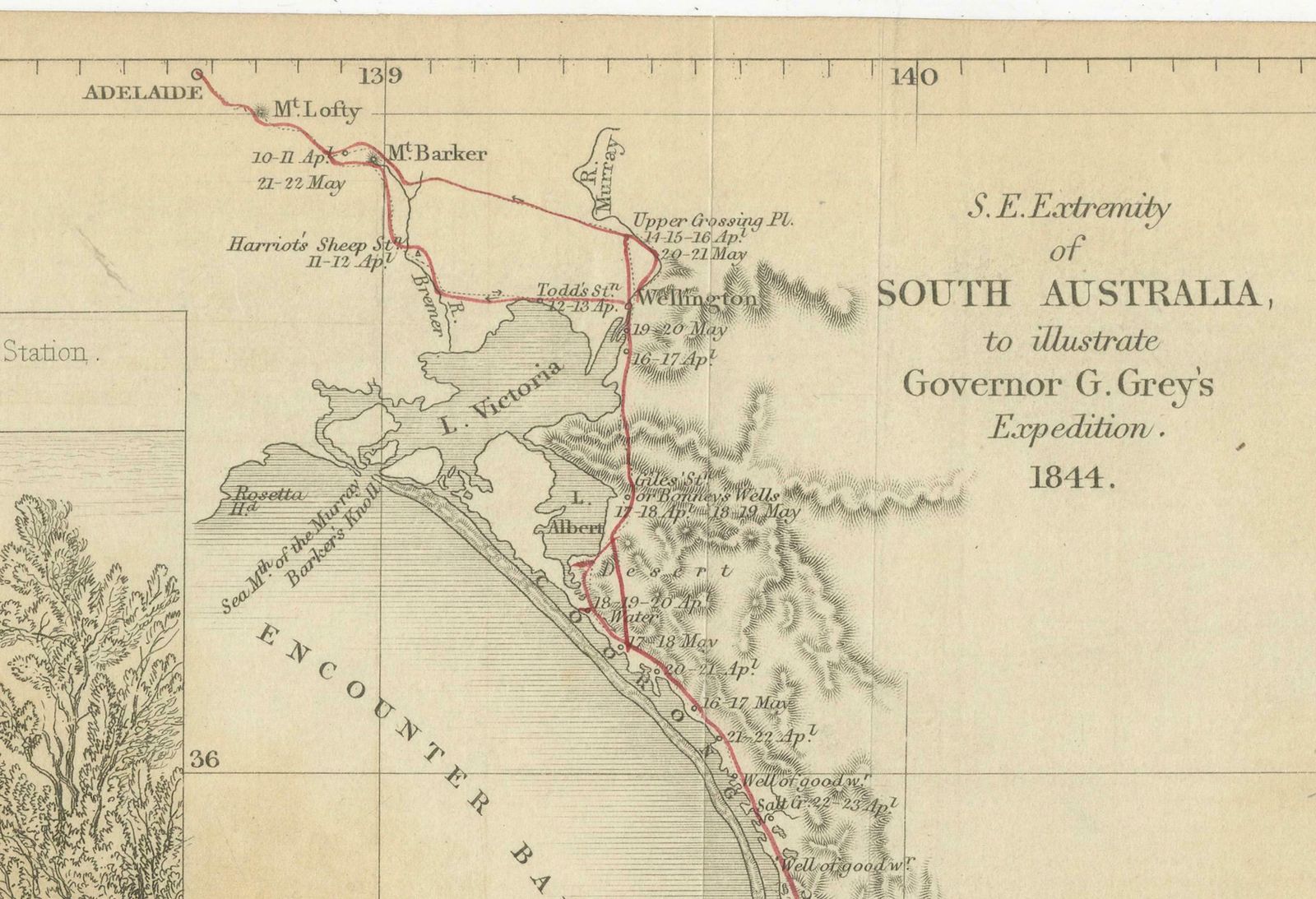 Traversing The Volcanic Frontier: A South Australian Expedition Of 1844 photo vintage