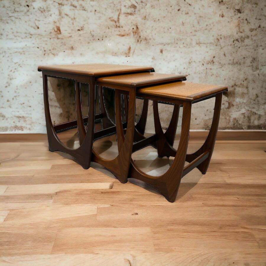 Midcentury Teak Nesting Tables Victor Wilkins G Plan photo furniture