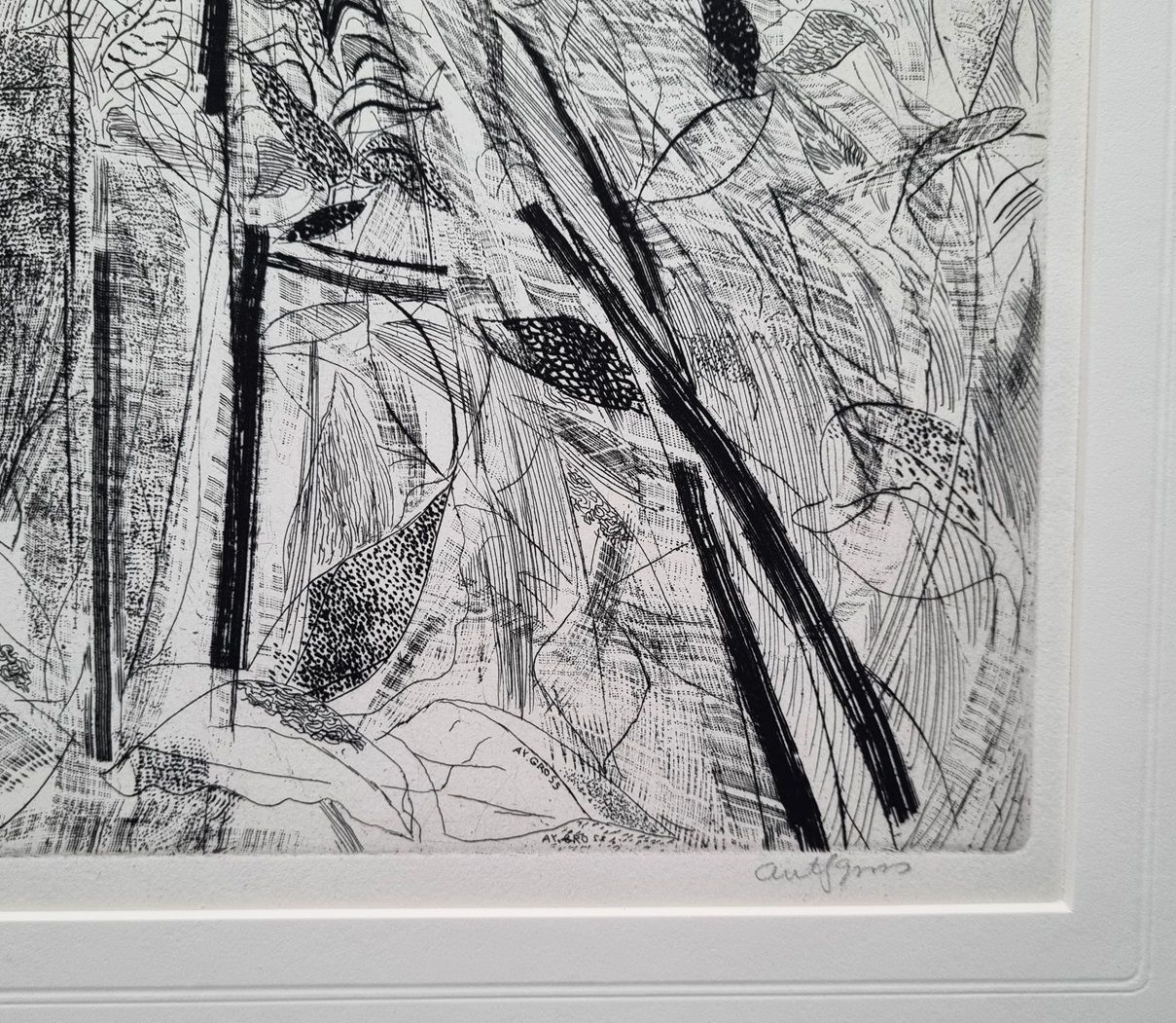 Anthony Gross – Tobacco Harvesters (Framed Signed Etching) photo for sale