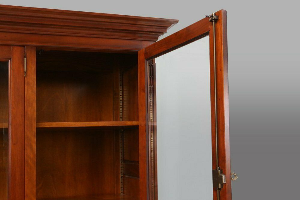 English Wooden Bookcase Cabinet, 1950s photo buy