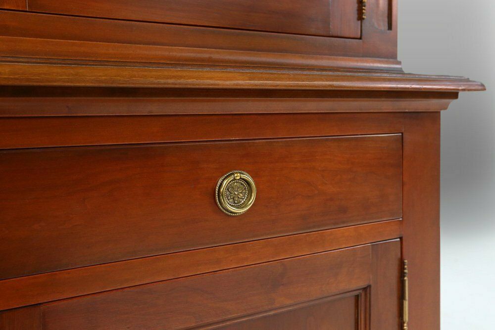 photo furniture English Wooden Bookcase Cabinet, 1950s